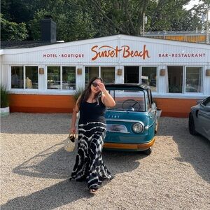 unique tye dye dress from Italian boutique